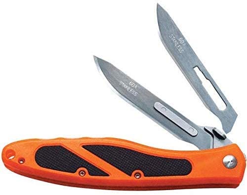 Havalon Piranta-Edge Blaze Orange Handle 12 Additional Crazy Sharp Blades