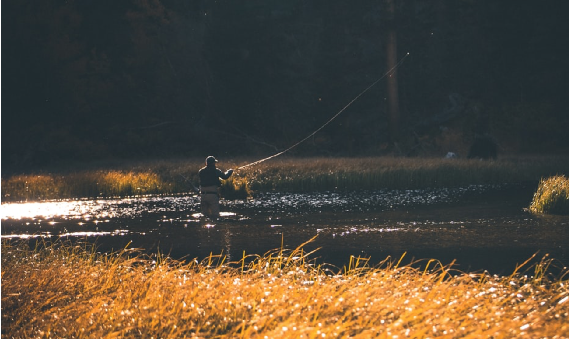 Largemouth fishing